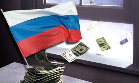 Чистый отток капитала из РФ в январе-октябре вырос в три раза