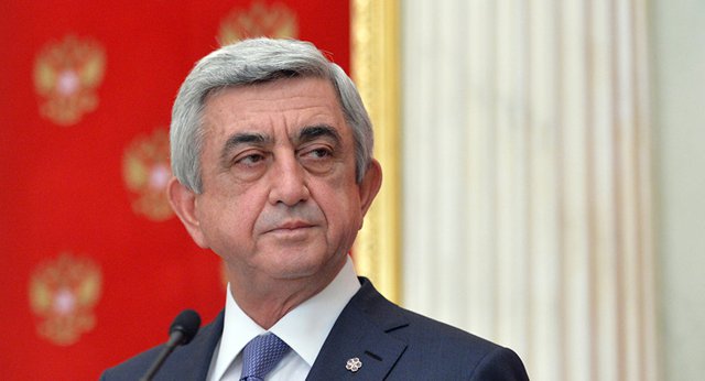 Премьер-министр Армении Серж Саргсян ушел в отставку